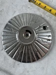1 Steel Luxor Wheel Chrome Cap No Spinner Cover Only La Vintage. Fixed Price $49.99.