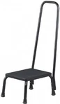New Brewer Medical Black Step Stool W/ Hand Rail. Fixed Price $150.00.