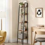 Vasagle 5-TIER Narrow Bookshelf Ladder Storage Rack Home Office Bookcase. Fixed Price $43.05.