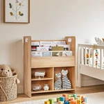 Vecelo Bookshelf Wooden Display Stand With Easy Moveable Handles Space Saving. Fixed Price $74.99.
