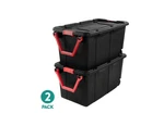 Sterilite Extra-large Wheeled Industrial Storage Bin, 40 Gallon 2 Pack. Fixed Price $32.99.