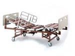 Invacare Bariatric Full Electric Bed With Half Length Rails BAR750. Fixed Price $2500.00.