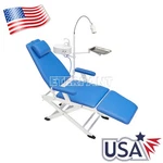 Portable Dental Chair Mobile Exam Folding Silla With Light Lamp+tray Blue Us. Fixed Price $241.79.