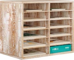 Pag Countertop Sorter Organizer, Wooden Literature Student Mailb. Fixed Price $108.95.