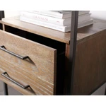 Safavieh Jola 5 Shelf 1-DRAWER Etagere Rustic Oak/ Gunmetal. Fixed Price $455.93.