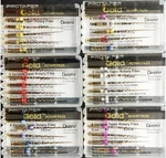 Dentsply Protaper Gold Rotary Files F1,F2,F3,S1,S2,SX-F3, SX19 6 Pkg. Fixed Price $33.96.