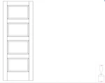 Knotty Alder 4 Equal Raised Panel Stile & Rail Solid Core Interior Wood Doors. Fixed Price $466.00.
