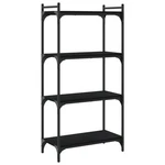 Bookcase Storage Bookshelf Display Cabinet Black Engineered Wood Vidaxl. Fixed Price $169.99.