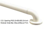 C.d. Sparling PQC-24-BQ-BQ 24-INCH Modular Grab Bar Biscuit Trim Bath Tub Shower. Fixed Price $59.99.