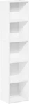 Furinno Luder Bookcase / Storage, 5-TIER Cube, White. Fixed Price $71.89.