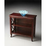 Butler Specialty Plantation Cherry 2 Shelf Low Bookcase In Dark Brown. Fixed Price $679.00.