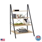 Closetmaid 1312 4-TIER Wood Ladder Shelf Bookcase Natural. Fixed Price $141.01.
