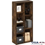 Sleek 7-CUBE Wood Bookshelf Contemporary Storage Unit Living Room Office New. Fixed Price $75.39.