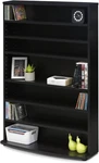 Furinno Jaya 6-TIER Multimedia Storage Tower, Espresso 6-SHELF,. Fixed Price $98.19.