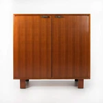 1950 George Nelson Herman Miller Basic Cabinet Series Two Door Walnut #2. Fixed Price $3250.00.