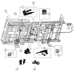 Invacare 750 Bariatric Hospital Bed Parts Pendant Control Box Actuator Etc. Fixed Price $1456.00.