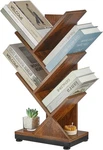 Ruboka 4-SHELF Tree Bookshelf, 24.1-INCH Retro Floor Standing Bookcase Display. Fixed Price $41.65.