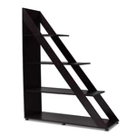 Baxton Studio Psinta Modern Shelving Unit, Dark Brown. Fixed Price $127.88.