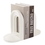 Aels Mordern Bookends, Mid Century Arch Heavy - 8.9X7.4X4.9 Inch, Cream. Fixed Price $26.62.