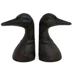 Decoronix Decorative Distressed Cast Metal Duck Head Bookends - Brown Dark. Fixed Price $41.97.