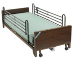 Delta Ultra Light Elec Low Hospital Bed W/full Rails & Innerspring Mattress. Fixed Price $1384.76.