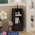 Contemporary Bookcase W/ Door & Open Shelves Elegant Home Office Storage New. Fixed Price $45.51.