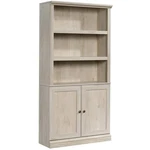 Sauder Engineered Wood 3-SHELF Bookcase Chalked Chestnut Finish. Fixed Price $297.54.