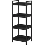 Rolanstar Bookshelf, 4-TIER Storage Rack, Narrow Corner Display Woode. Fixed Price $81.65.