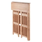 Winsome Mission 4-TIER Transitional Solid Wood Folding Bookcase Natural. Fixed Price $156.23.