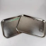 2 Vollrath Stainless Steel Medical Dental Utility Tray Lot Of. Fixed Price $39.99.