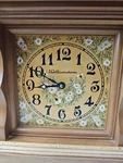 Solid Hard Wood Williamstown Clock Handcrafted By John Berg Shelf Vintage. Fixed Price $100.00.