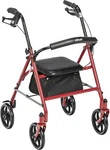 Drive Durable 4 Wheel Rollator Fold Up Removable Back, 7.5" Casters, Loop Locks. Fixed Price $83.97.