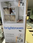 Brightroom 4 Cube Organizer - White. Fixed Price $35.00.