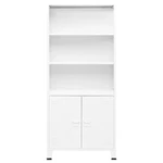 Bookshelf Bookcase With 3 Shelves Decor Cabinet Display Steel Vidaxl. Fixed Price $425.99.