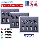 Dental Fiber Post Endodontic Quartz Glass Screw Piles With 4 Drills Easyinsmile. Fixed Price $36.30.