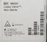 Lopez Valve Non-sterile M9000 Case Of 50 (new & Sealed). Fixed Price $275.00.
