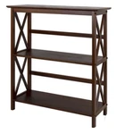 Yu Shan Montego Tier Bookcase Mahagony 324-33U Bookshelf 33.5" X 12" 29.5". Fixed Price $140.99.
