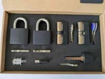 Curious Smith 6-PIECE Practice Set Clear With Rubber Covers. Fixed Price $19.90.