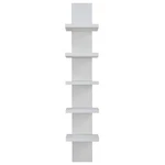 Danya B Tier Wall Shelf Unit Narrow Smooth Laminate 30H X 6L 5.1W, White. Fixed Price $60.99.
