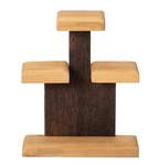New Vintiquewise 3-TIER Wooden Tabletop Jewelry Display Stand Rustic Organizer. Fixed Price $40.20.