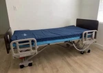 Medline Fully Electric Hospital Bed With Mattress And Side Rails. Fixed Price $1250.00.