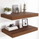 Heimlove 24 X 12 Inch Deep Floating Shelves Wall Mounted With Invisible Brack.... Fixed Price $106.27.