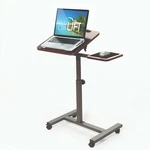 Seville Classics Airlift Tilting Sit-stand Computer Desk Cart With Side Table. Fixed Price $69.99.