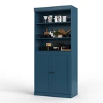 Palace Imports 100% Solid Wood 32 Pantry Cabinet With Shaker Doors And Shelves. Fixed Price $586.45.