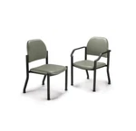 Midmark Guest Side Chair Without Arms 680-001 Dark Linen Excellent Condition. Fixed Price $150.00.