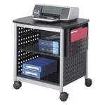 Safco 1856BL Printer Stand Black Steel 3 Shelves Mobile. Fixed Price $299.61.