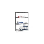 Lorell LLR69145 Industrial Wire Shelving 36X24X72 Black. Fixed Price $236.22.