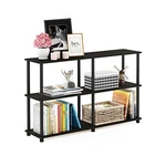 Turn-n-tube Storage Shelves, 3-TIER 47.4 Espresso/black Plastic Pole 2 X. Fixed Price $58.12.