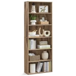 Vasagle ULBC166T50 6-TIER Bookcase 9.4X23.6X63.3 Camel Brown. Fixed Price $114.99.