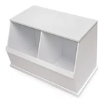 Badger Basket Two Bin Stackable Toy Storage Cubby Organizer Modular For. Fixed Price $136.53.